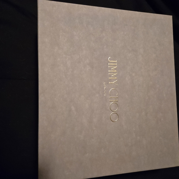 Jimmy Choo Black Heels with Crystal Accents - Picture 4 of 5